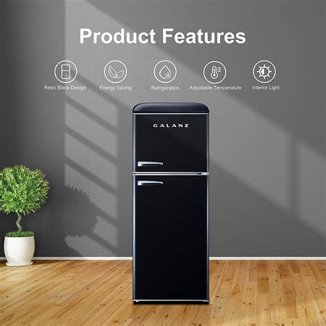 Buy Galanz GLR46TBKER Retro Compact Refrigerator 4 6 Cu Ft Mini Fridge