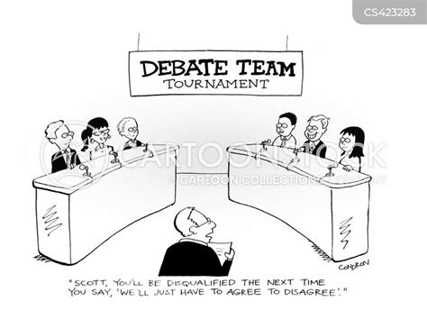Debate Team Cartoons And Comics Funny Pictures From Cartoonstock