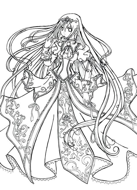 Anime Fairy Coloring Pages At Free