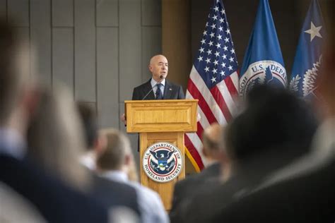 Dhs Secretary Alejandro Mayorkas Conducts Swearing In Ceremony For John