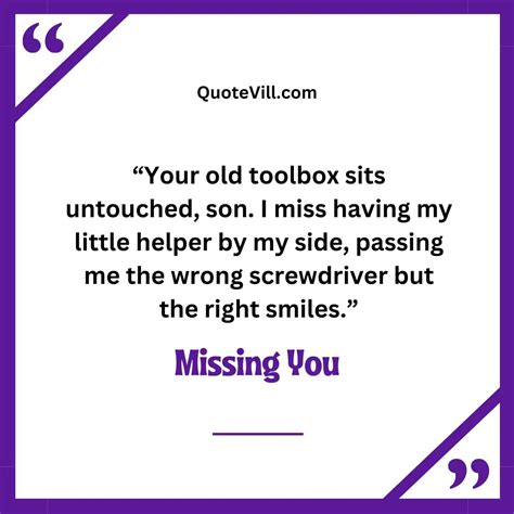 58 Inspirational Miss You Son Quotes Will Bring You Closer