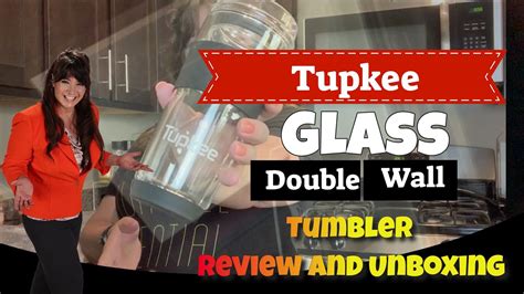 Tupkee glass tumbler unboxing language:en. Tupkee Double Glass Wall Tumbler Unboxing and Review - YouTube