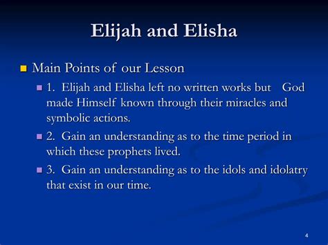 Ppt Elijah And Elisha Powerpoint Presentation Free Download Id201450