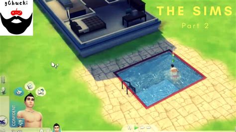 The Sims Part 2 Parties And Stuck In The Pool Youtube