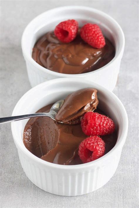 Instructions add soy milk, vanilla, and salt and sugar to a small saucepan mix together cornflour/corn starch and water in a separate bowl to form a paste add to saucepan and place on a medium heat on your stovetop Vegan Chocolate Custard Pudding - Amy Le Creations ...