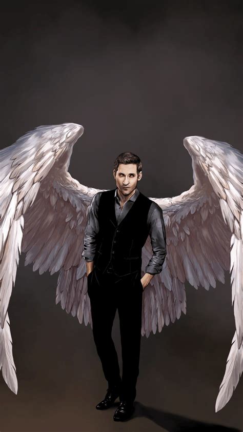 Lucifer With Angel Wings Art Lucifer Lucifer Characters Lucifer