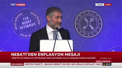 TRT Haber Canlı on Twitter Hazine ve Maliye Bakanı Nureddin Nebati