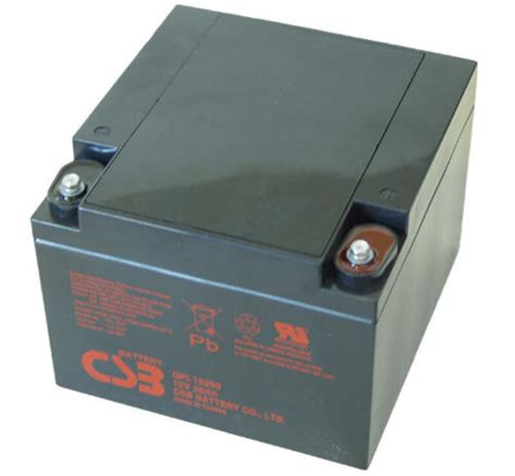 Csb Gp 12260 Rechargeable Sealed Lead Acid Battery 12v 26ah Gp12260 Sla