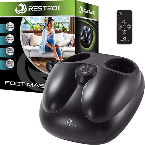 Resteck™ Shiatsu Foot Massager Machine With Heat {remote Control} Deep Kneading Massage Therapy