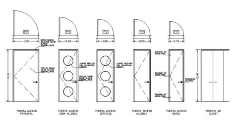 Autocad Door Floor Plan