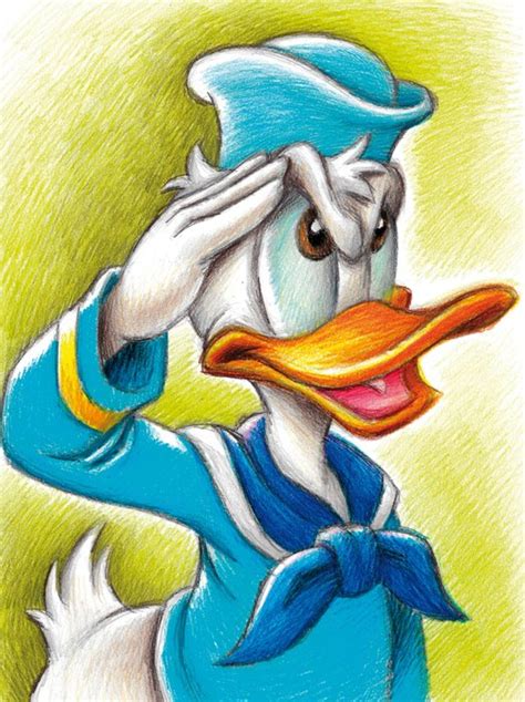 Donald Duck The Sailor Fine Art Giclée Signed By Joan Catawiki
