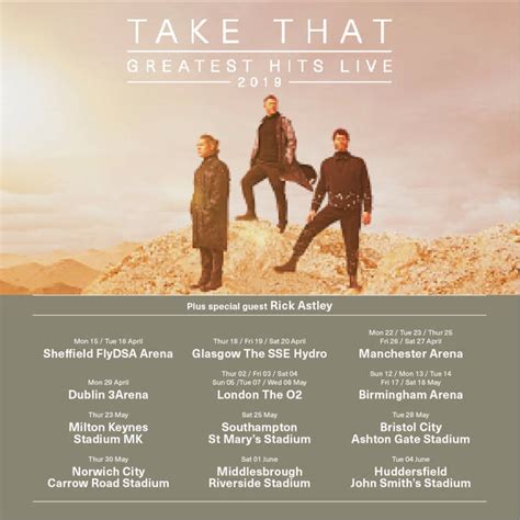 take that announce 30th anniversary greatest hits live tour and odyssey album smooth