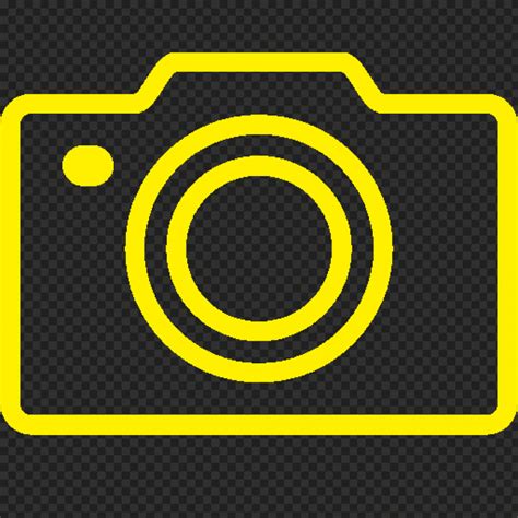 Camera Yellow Icon Download Png Citypng