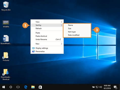Desktop Icons And Shortcuts In Windows 10 Customguide