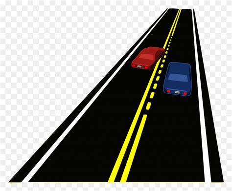 Car Road Overtaking Clip Art Highway Clipart Stunning Free