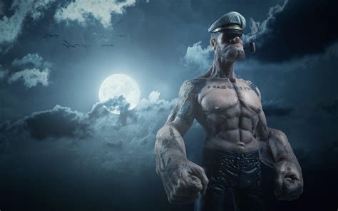 Cool Popeye Wallpapers Top Free Cool Popeye Backgrounds Wallpaperaccess