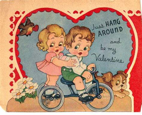 Unused Vintage Childrens Classroom Valentines Day Card 163 Vintage