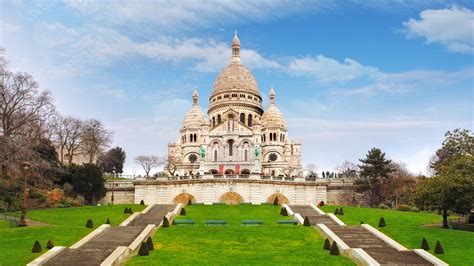 Basílica Del Sagrado Corazón En Montmartre París
