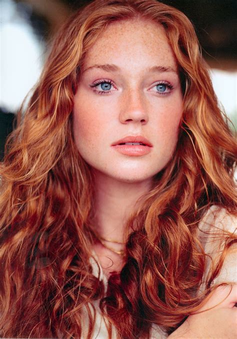 9 claudia has a pretty face with brown, wavy eyes/hair. #GingerHairInspiration in 2019 | Natural red hair, Red ...