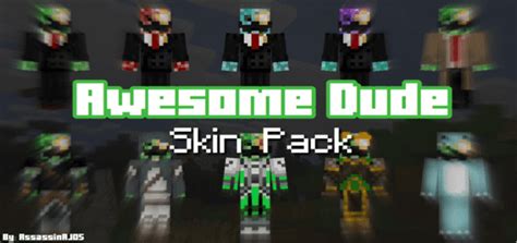 Awesome Dude Skin Pack Mc Skin Packs