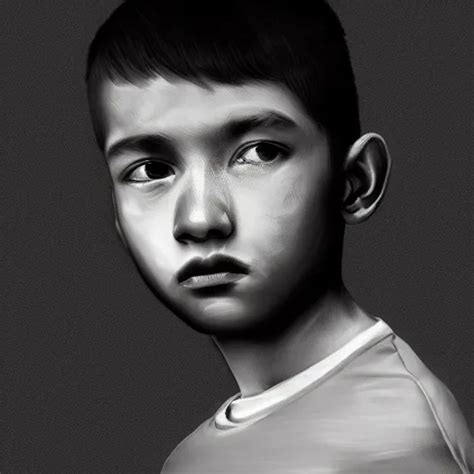 Portrait Of 14 Years Old Boy Digital Art Stable Diffusion Openart