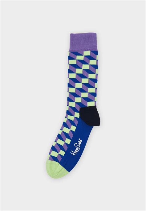Happy Socks Filled Optic Sock Unisex Socks Multimulti Coloured
