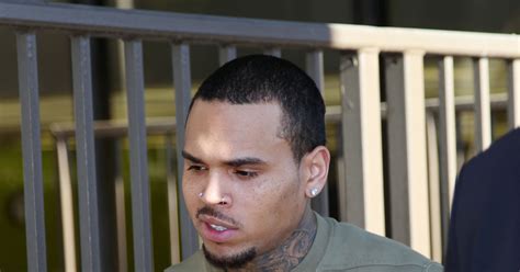 Chris Brown Finds Naked Stranger In His Home Walls Spray Painted I