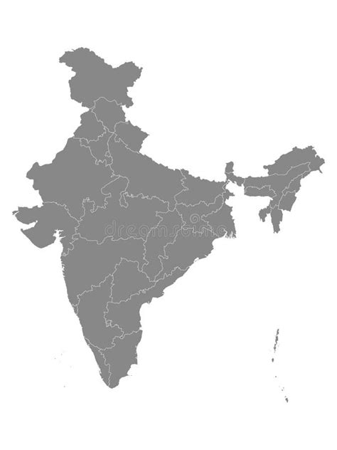 Location Map Of Lakshadweep Union Territory Stock Vector Illustration