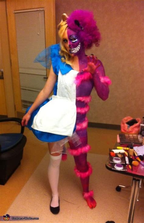 Alice In Wonderland Cheshire Cat Diy Costume Halloween Costume