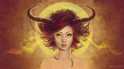 Wallpaper Illustration Fantasy Art Fantasy Girl Horns Hair