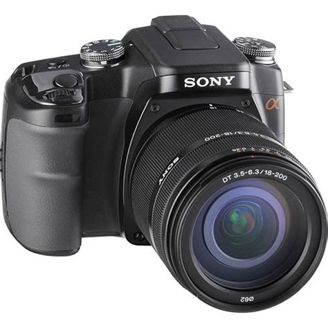 Sony Alpha Dslr A100 Digital Camera With Sony 18 200mm Dslra100h
