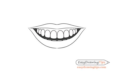 How To Draw A Smile Step By Step Easydrawingtips