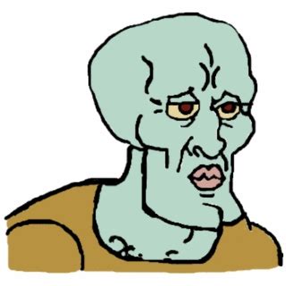 Handsome Squidward Png Clipart Squidward Tentacles Memes Para Hacer