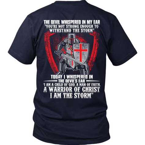Warrior Of Christ Shirt Christianstyle Cool Shirts Tee Shirts