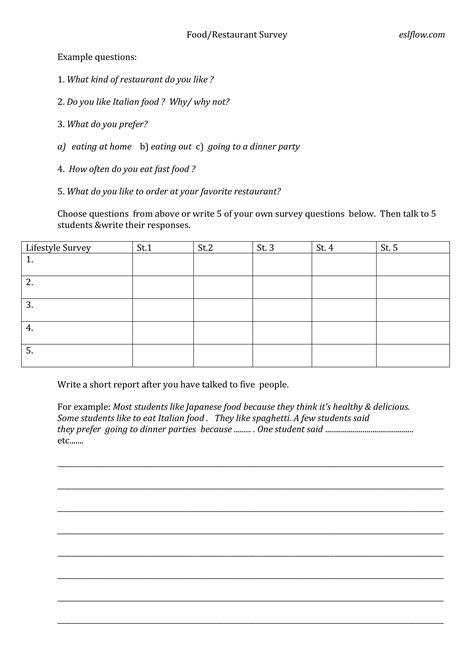 Sample Restaurant Survey Questionnaire - How to create a Restaurant Survey Questionnaire? Downlo ...