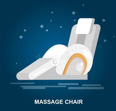 Massage Chair Vector Detailed Stock Vector Illustration Of Cartoons Fitness 70791876