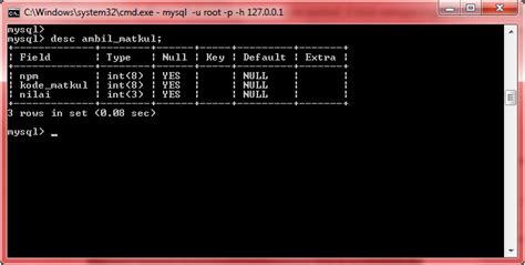 Membuat Tabel Relasi Database Di Xampp Menggunakan Mysql Dalam Cmd ~ Linbub