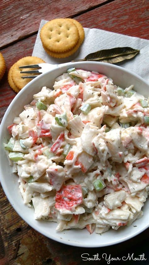If you enjoy the imitation crab, you can also try my japanese cucumber salad! Seafood Salad | Recipe | Sea food salad recipes, Seafood salad, Food recipes