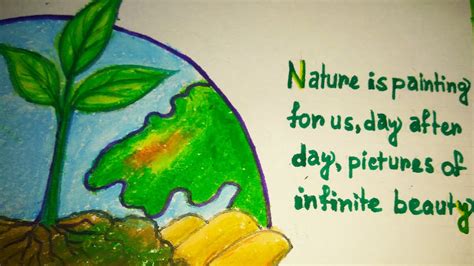 World Nature Conservation Day Drawing How To Draw Save Nature