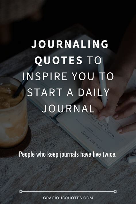 Inspirational Quotes About Journaling