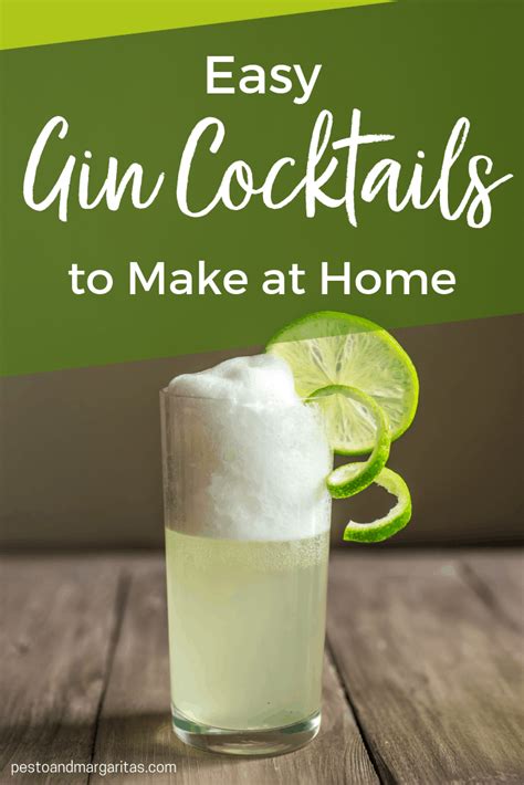 13 Best Gin Cocktails To Explore Your Love Of Gin Gin Cocktail Recipes Easy Gin Cocktails