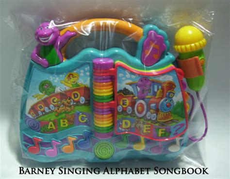 Barney Singing Alphabet Songbook Karaoke Barney