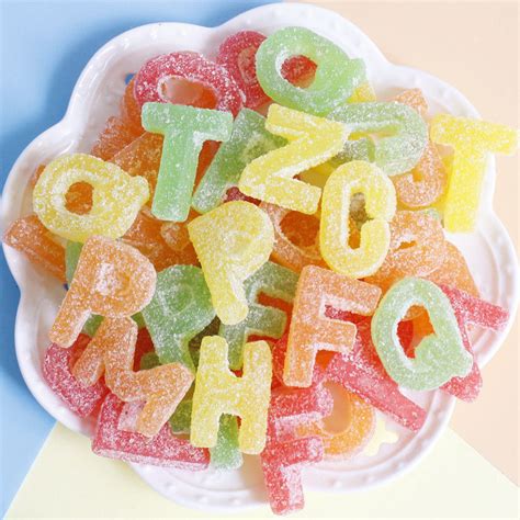 Halal Alphabet Wholesale Candy And Sweet Letter Shape Gummy Candy