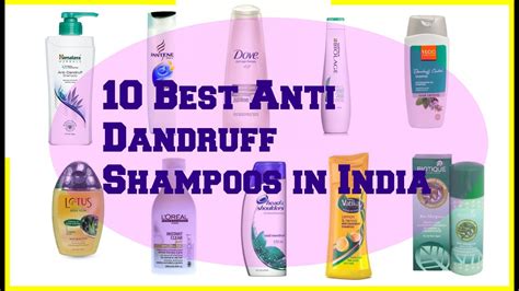 10 Best Anti Dandruff Shampoos In India With Price Youtube