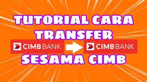 According to cimb's site it should be on this day rite. Cara Transfer CIMB BANK di ATM ||Sesama CIMB - YouTube