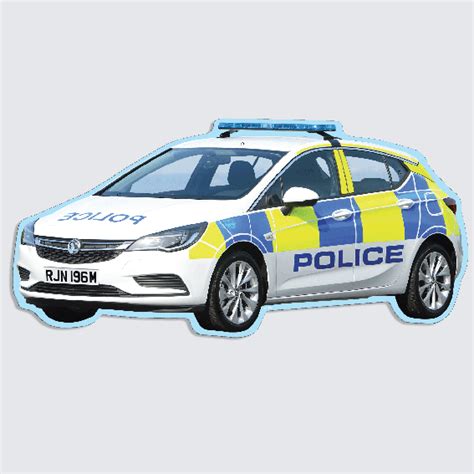 Police Car Cut Out