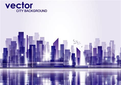 Free Abstract Modern City Background Vector 03 Titanui