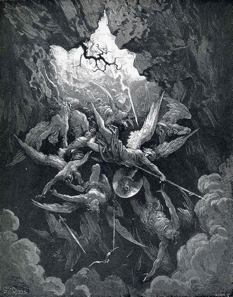 Paradise Lost By Gustave Doré Hell At Last Yawning Received Them