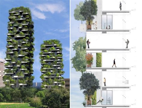 Vertical Forest A Sustainable Residential Building In Milan Inspir