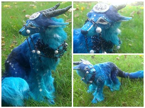 another beautiful posable art doll wolf dragon hybrid on deviantart love this stuff
